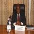 Le Ministre des Finances, du Budget et du Portefeuille Public, Calixte NGANONGO